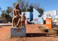 Do luxo ao lixo: Praça dos Imigrantes é esquecida e se transforma em cenário de abandono